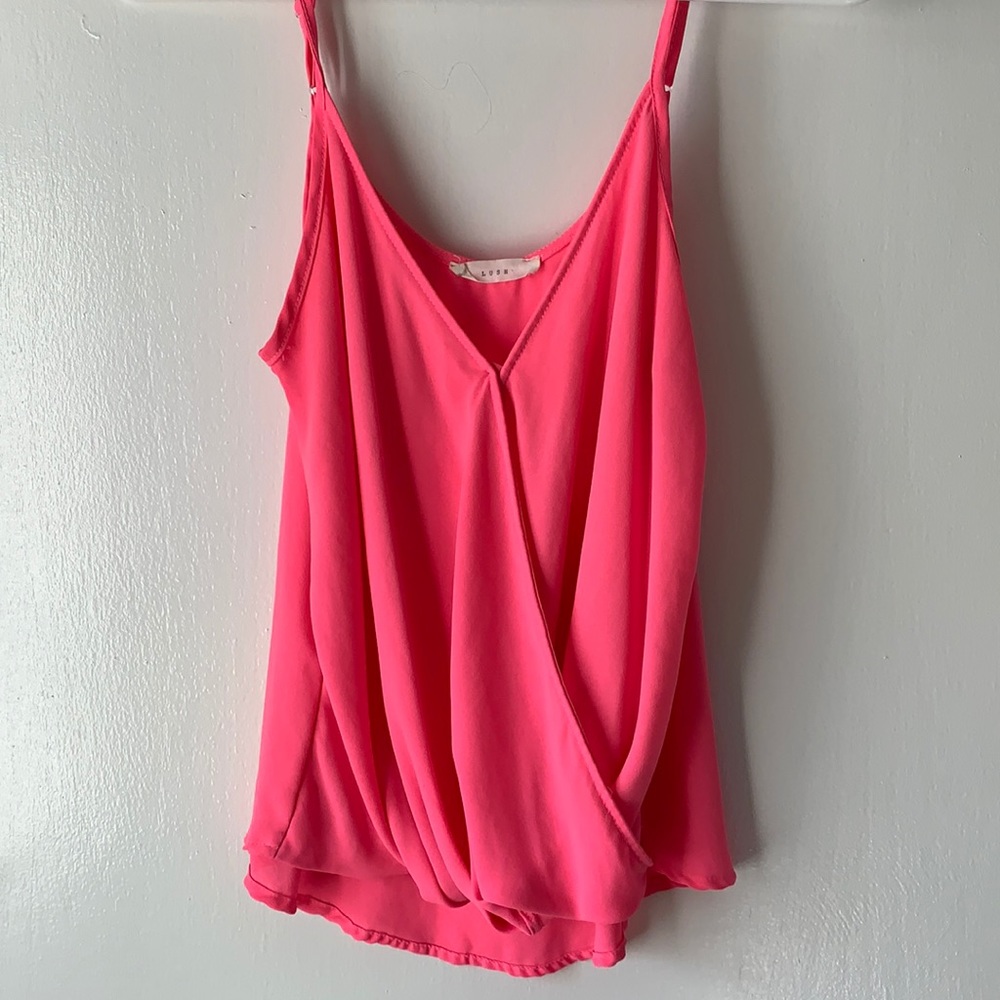 Hot pink lush tank from Nordstrom